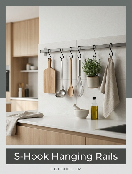 Why S-Hook Hanging Rails Are the Perfect Minimalist Choice for Heavy Cookware