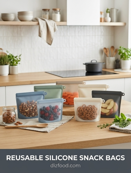 Why reusable silicone snack bags are essential for airtight food preservation and sustainability
