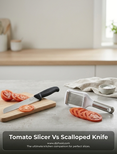 Tomato Slicer Vs Scalloped Knife: The One That Delivers The Perfect Mess-Free Slice!
