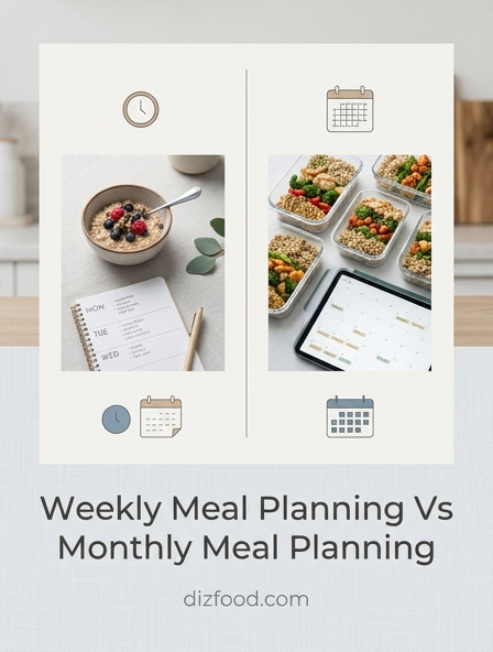 Weekly Meal Planning Vs Monthly Meal Planning - The Strategy That Saves You The Most Time And Money!