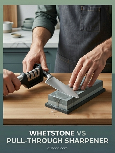 Whetstone Vs Pull-Through Sharpener - Choosing For The Sharpest Knife Edge